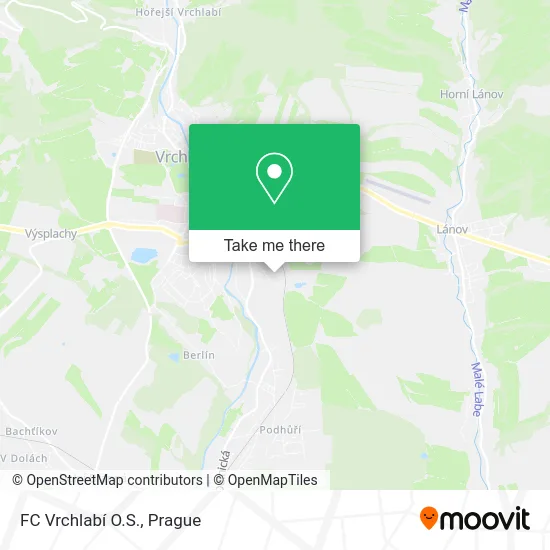 FC Vrchlabí O.S. map