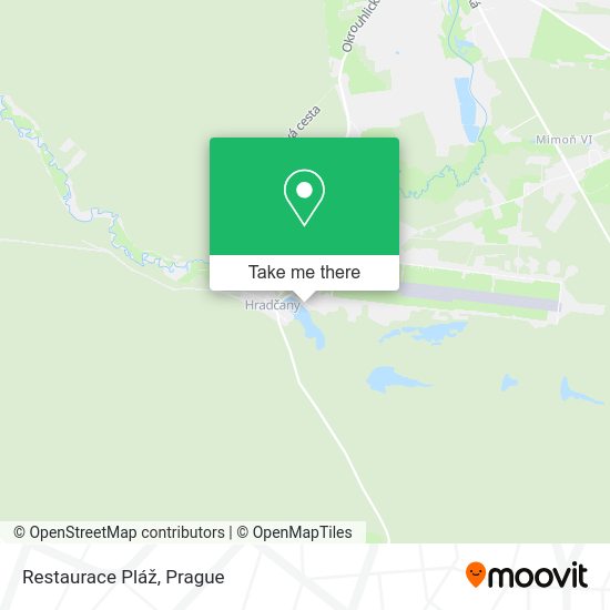 Карта Restaurace Pláž
