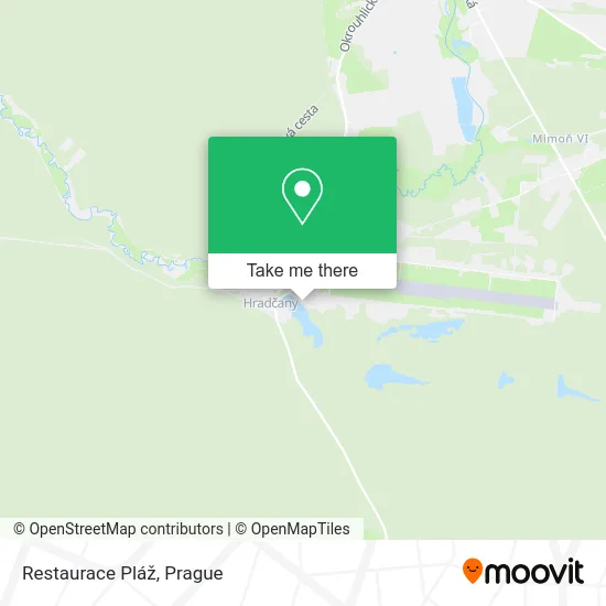 Карта Restaurace Pláž
