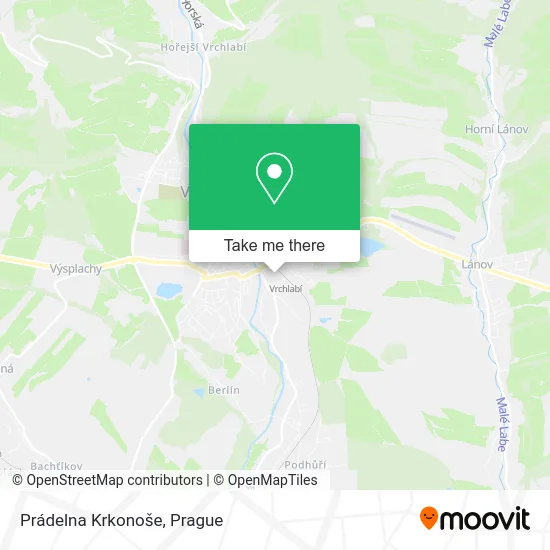 Карта Prádelna Krkonoše