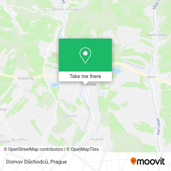 Карта Domov Důchodců