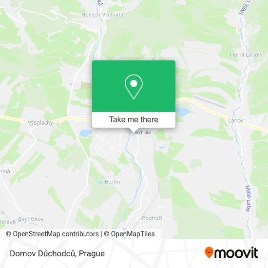 Карта Domov Důchodců