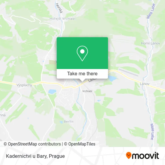 Карта Kadernictvi u Bary