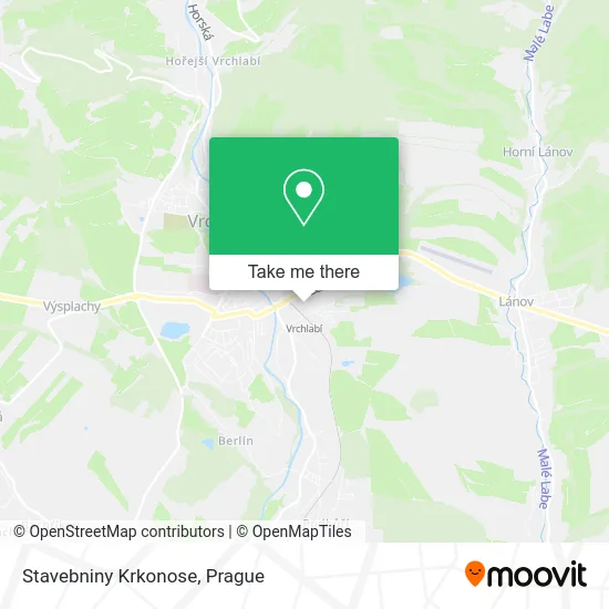 Карта Stavebniny Krkonose