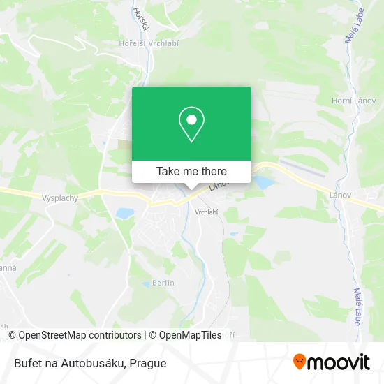 Карта Bufet na Autobusáku