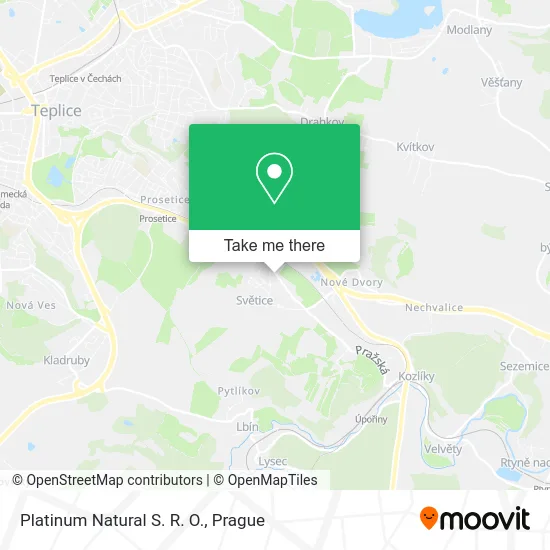 Карта Platinum Natural S. R. O.