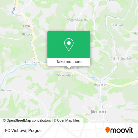 FC Víchová map