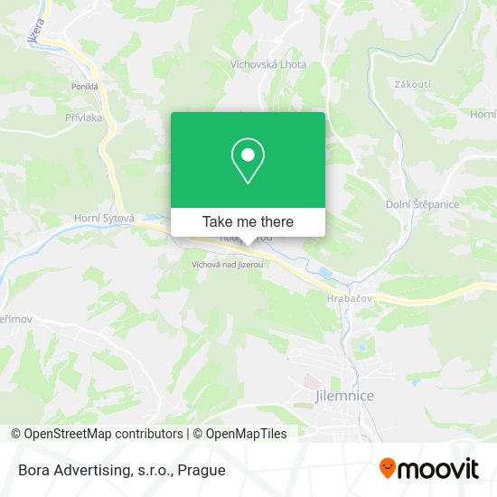 Карта Bora Advertising, s.r.o.