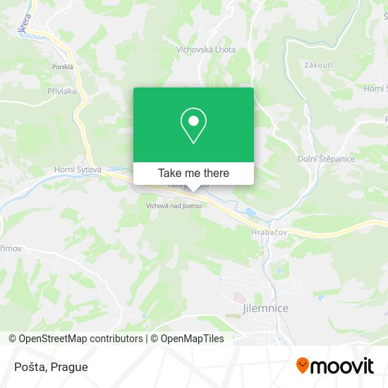 Карта Pošta