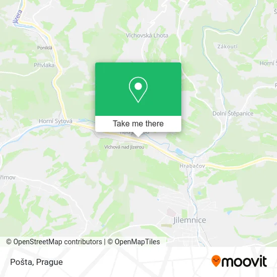 Карта Pošta