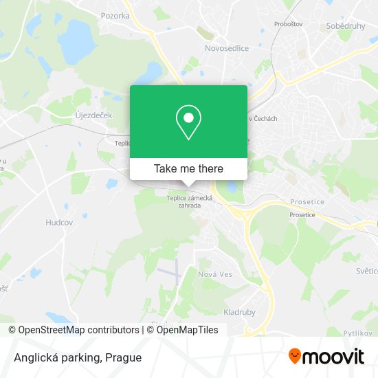 Карта Anglická parking