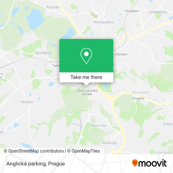 Карта Anglická parking