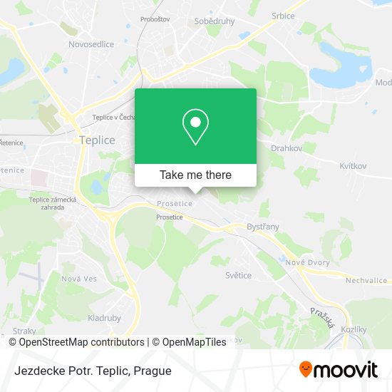 Карта Jezdecke Potr. Teplic