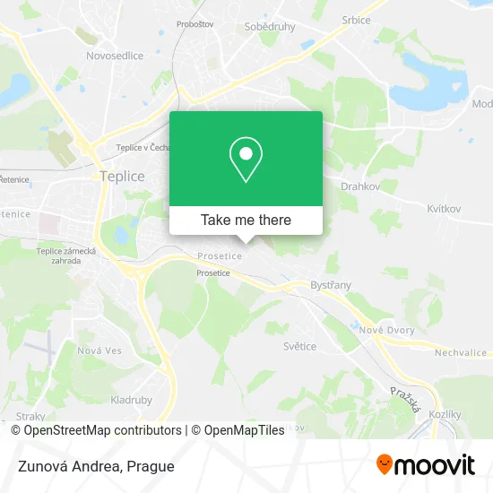 Карта Zunová Andrea