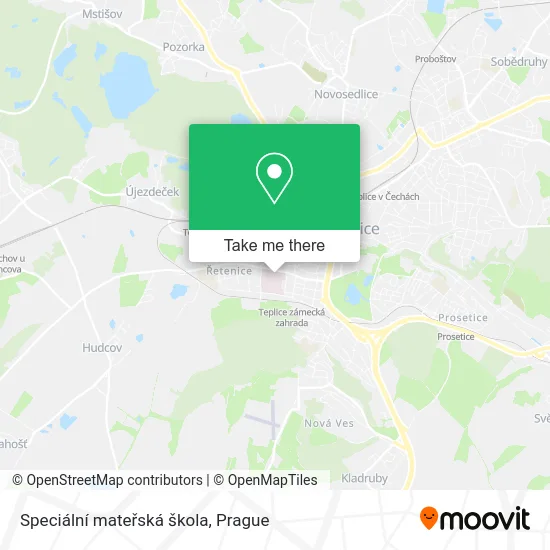 Карта Speciální mateřská škola