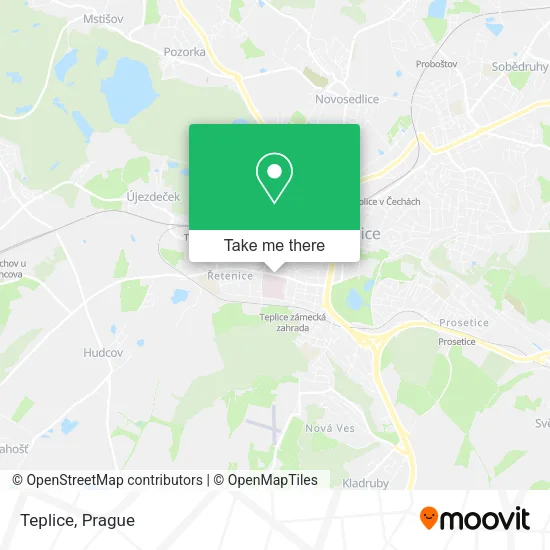 Карта Teplice