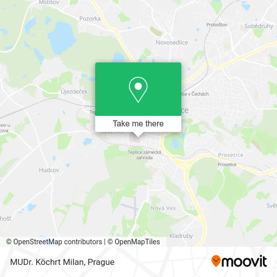 Карта MUDr. Köchrt Milan