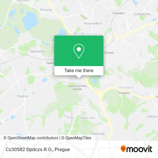 Карта Cz30582 Dpdczs.R.O.