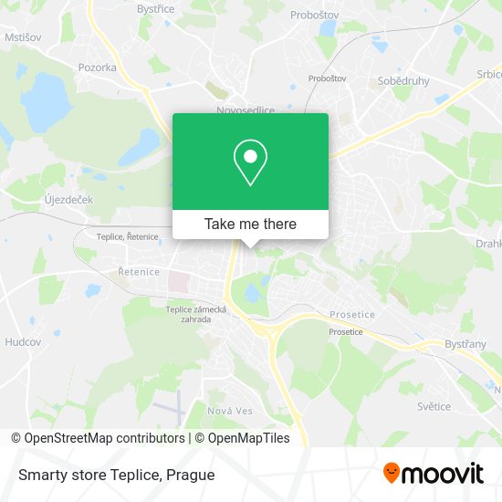 Карта Smarty store Teplice
