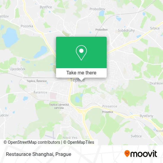 Карта Restaurace Shanghai