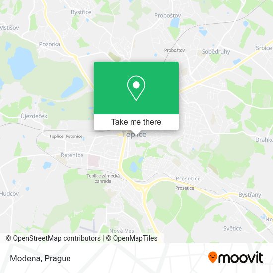 Карта Modena