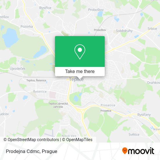 Карта Prodejna Cdmc
