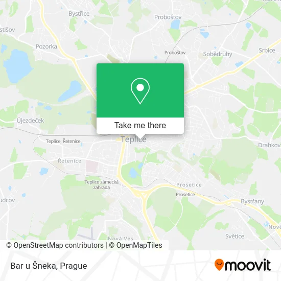 Карта Bar u Šneka