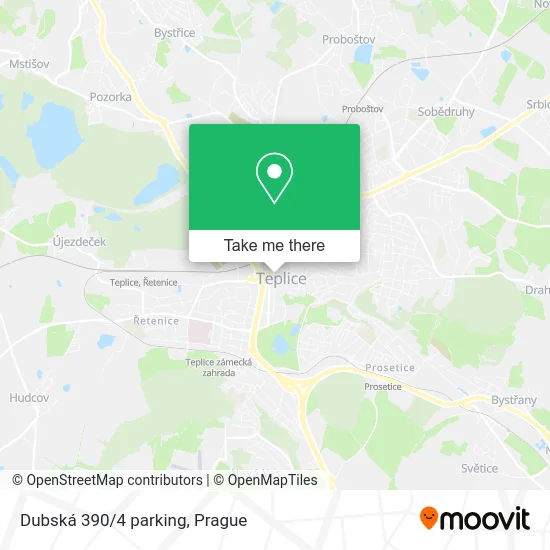 Карта Dubská 390/4 parking