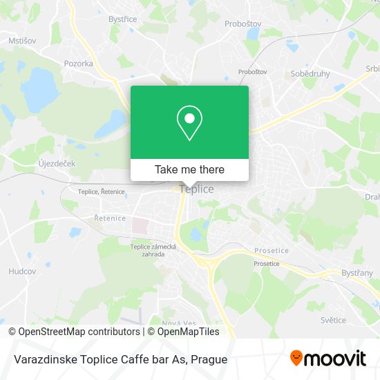 Карта Varazdinske Toplice Caffe bar As