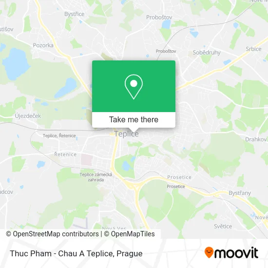 Карта Thuc Pham - Chau A Teplice