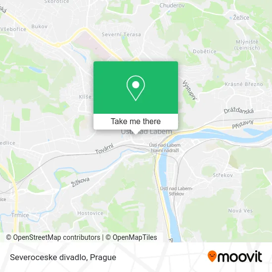 Карта Severoceske divadlo