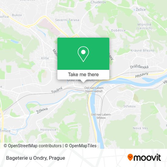 Карта Bageterie u Ondry