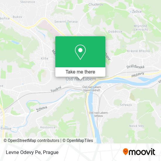 Карта Levne Odevy Pe