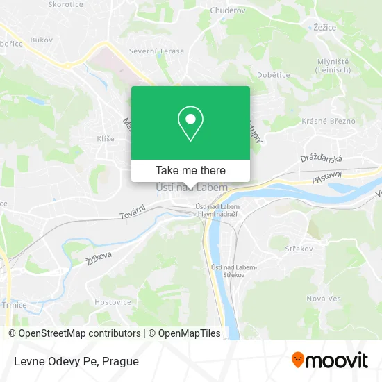 Карта Levne Odevy Pe