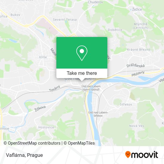Карта Vaflárna