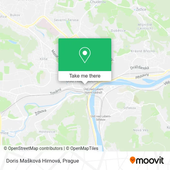 Карта Doris Mašková Hirnová