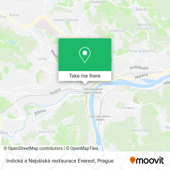 Карта Indická a Nepálská restaurace Everest