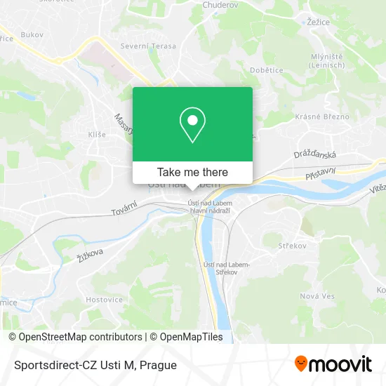 Карта Sportsdirect-CZ Usti M