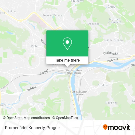 Карта Promenádní Koncerty