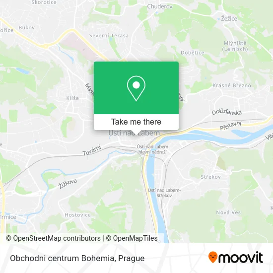 Карта Obchodni centrum Bohemia