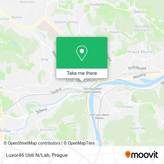 Карта Luxor46 Usti N/Lab