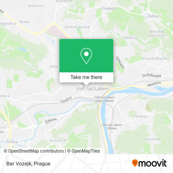 Карта Bar Vozejk