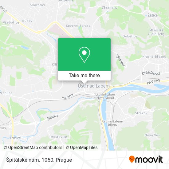 Карта Špitálské nám. 1050