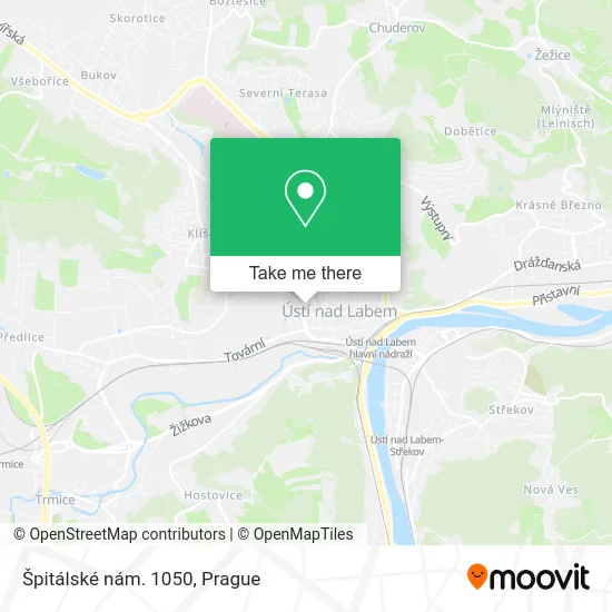 Карта Špitálské nám. 1050
