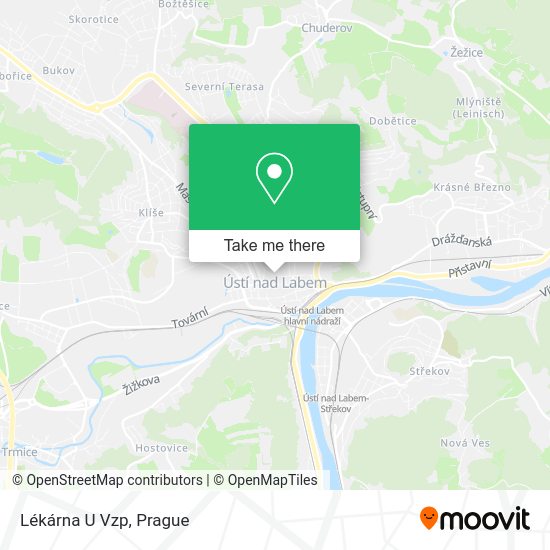 Карта Lékárna U Vzp