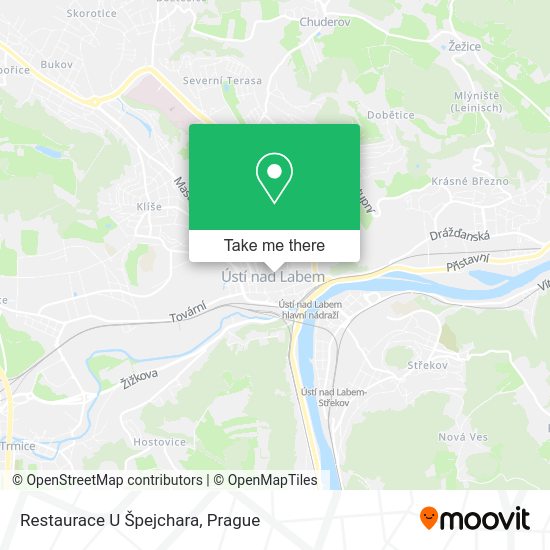 Карта Restaurace U Špejchara
