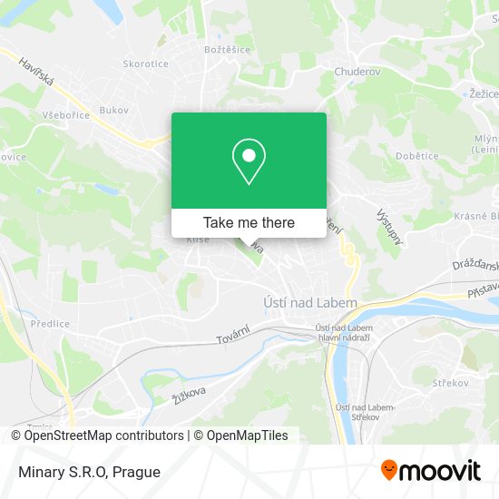 Карта Minary S.R.O