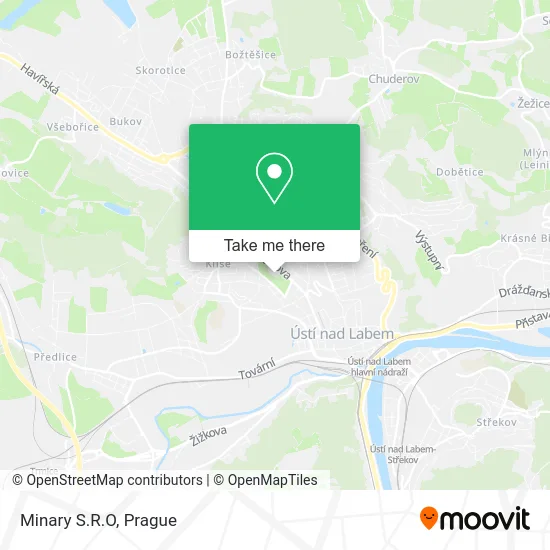 Карта Minary S.R.O