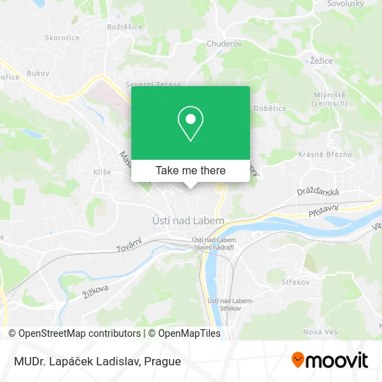 Карта MUDr. Lapáček Ladislav