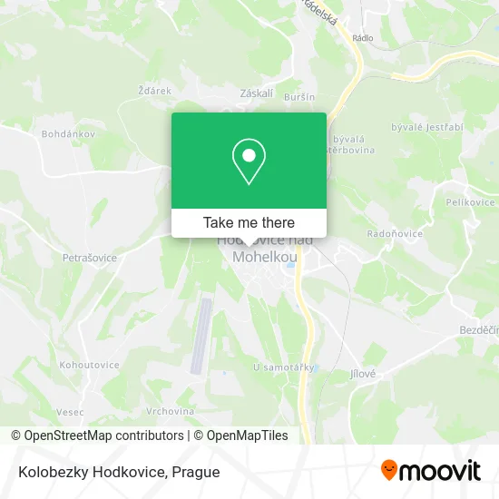 Карта Kolobezky Hodkovice